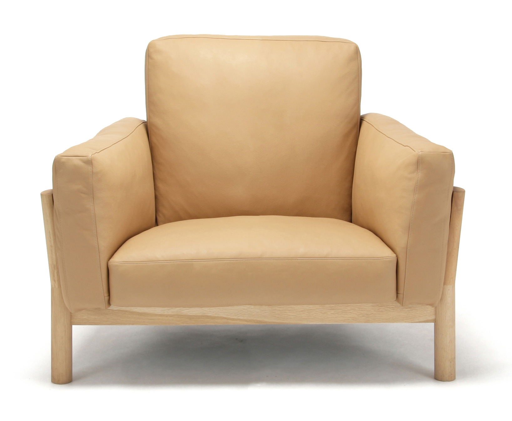 Castor Sofa 1-Seater Leather ‒ KARIMOKU NEW STANDARD (KNS) Castor Sofa 1-Seater Leather ‒ KARIMOKU NEW STANDARD (KNS)